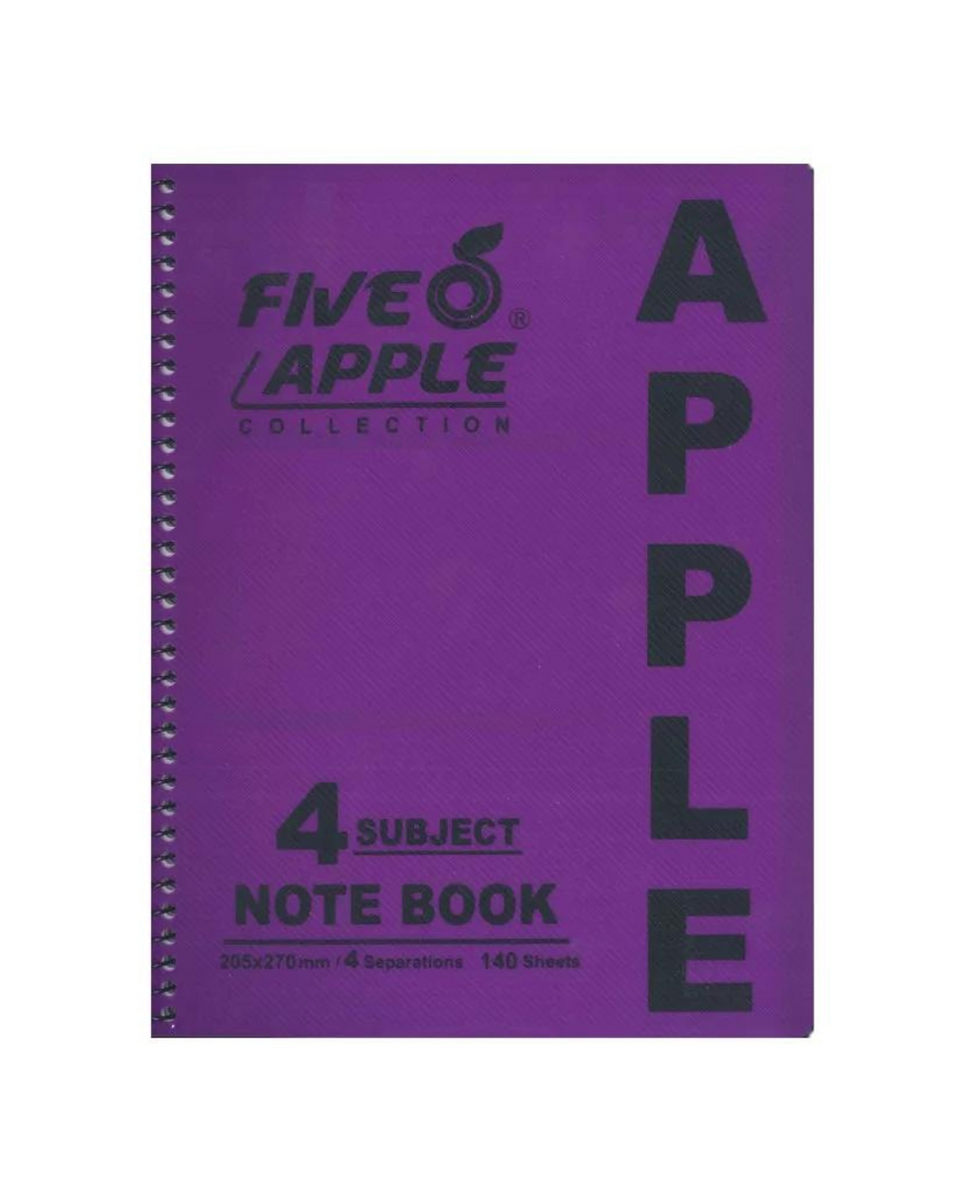 Five Apple دفتر جامعة
