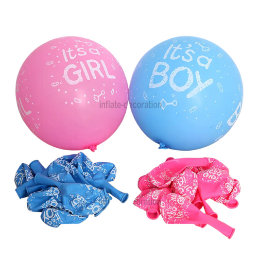 عدد 5 its a girl or boy بالون
