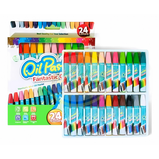 ألوان Oil pastel 24 لون