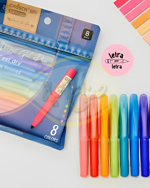 8 عدد chosch أقلام حبر