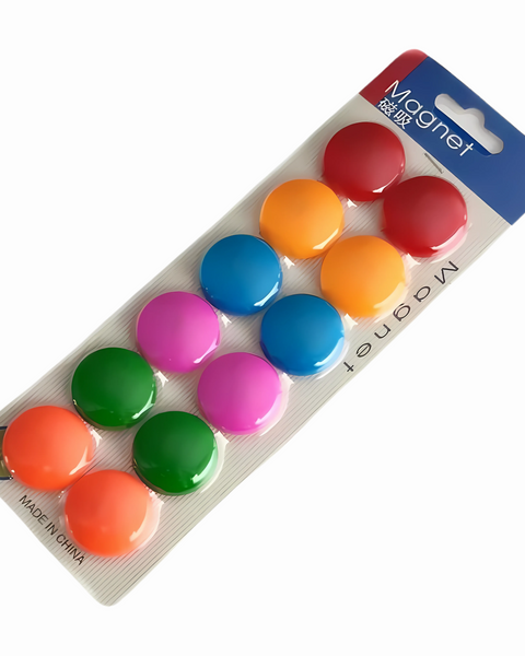 مغناطيس ملون عدد 12