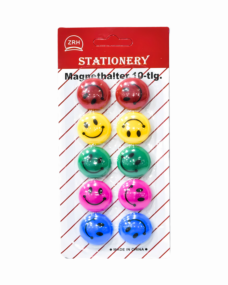مغناطيس سمايل ملون عدد 10