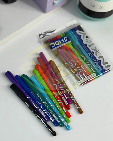 10 عدد DOMS أقلام حبر ملونة