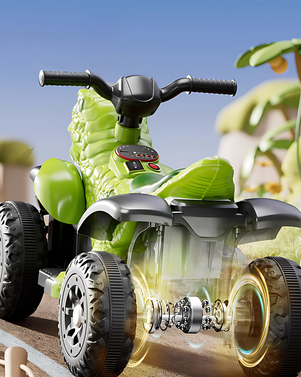 سيارة كهربائية شكل ديناصور