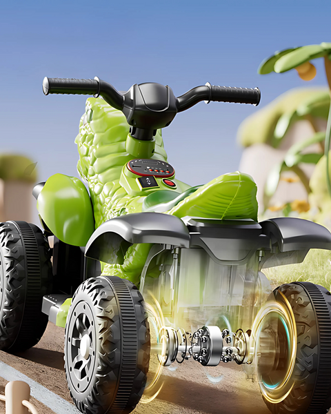 سيارة كهربائية شكل ديناصور