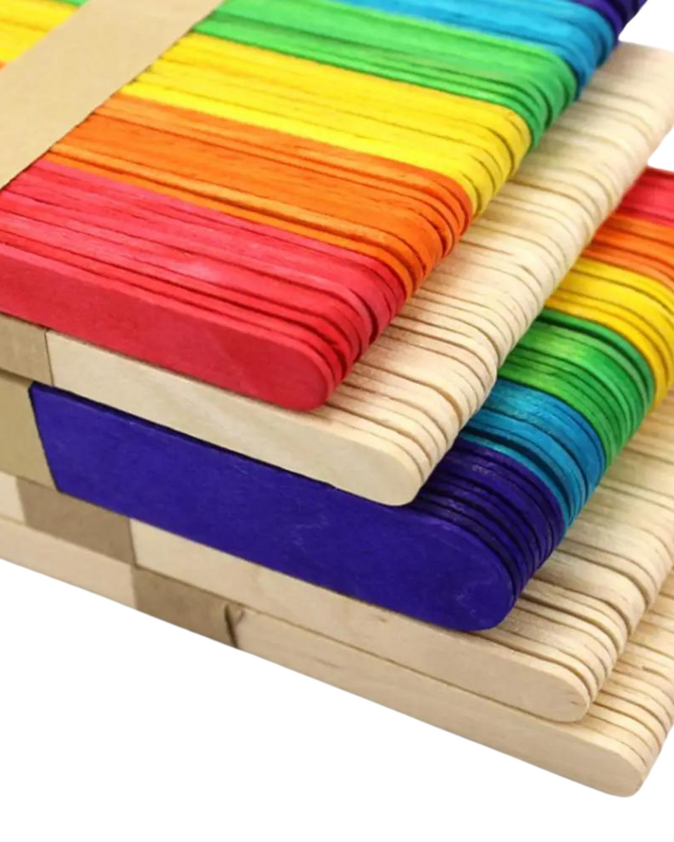 عيدان بوظة خشبية