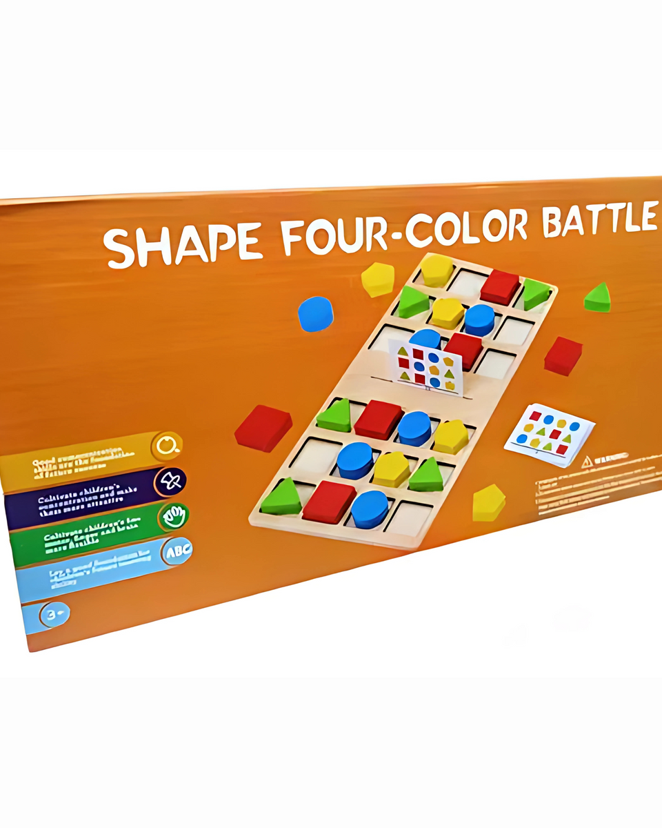 Shape four color battle لعبة