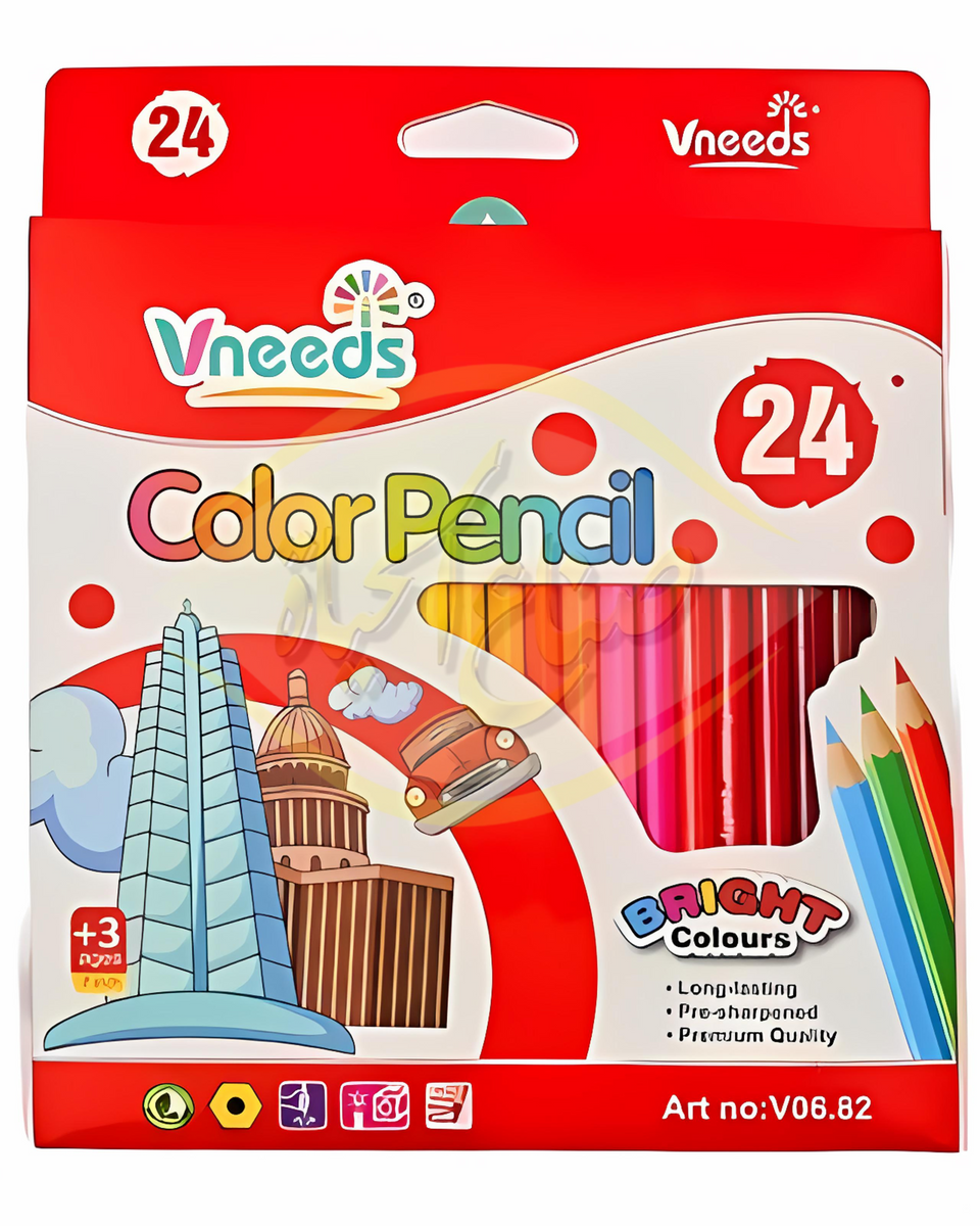 24 لون Vneeds ألوان