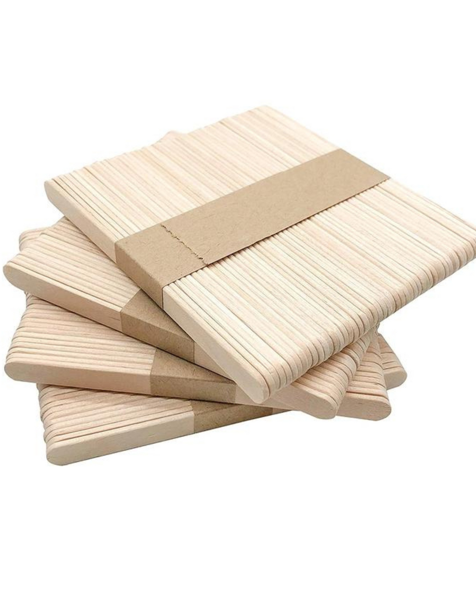 عيدان بوظة خشبية