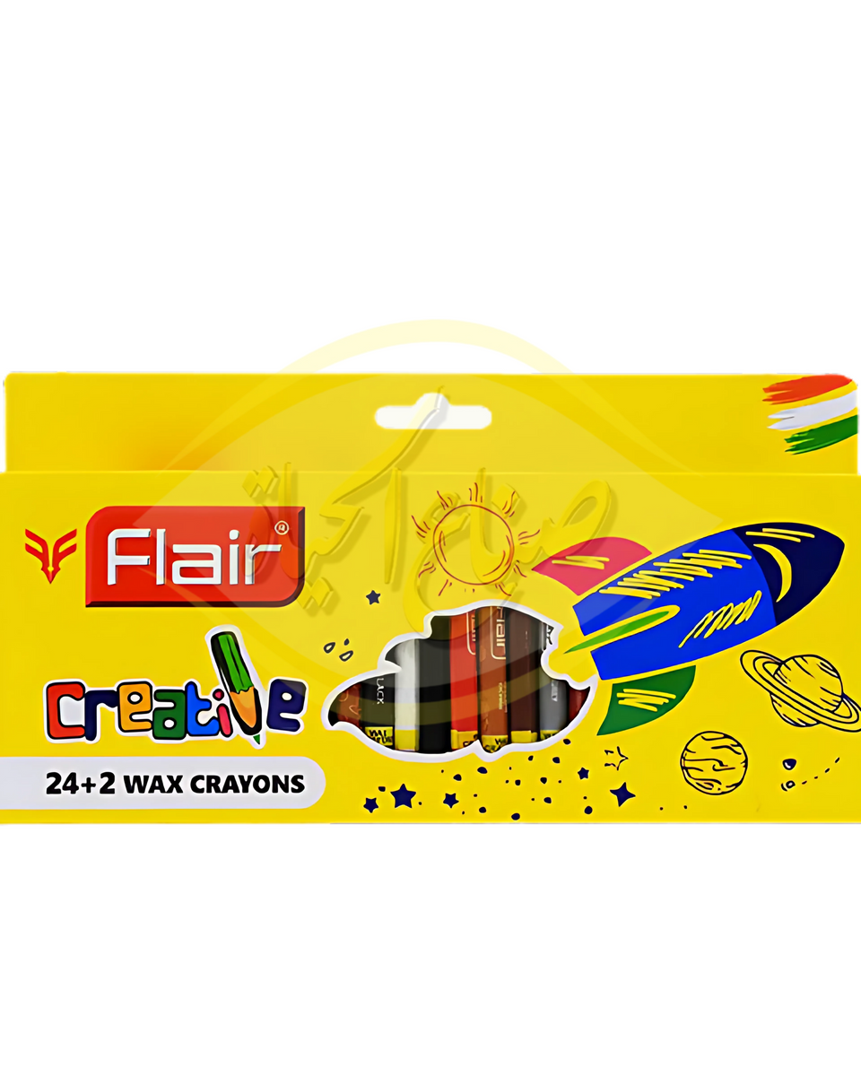 FLAIR 24+2 ألوان شمعية