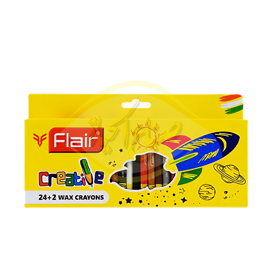 FLAIR 24+2 ألوان شمعية