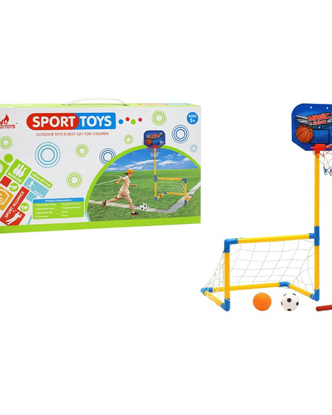 مرمى كرة قدم +كرة سلة