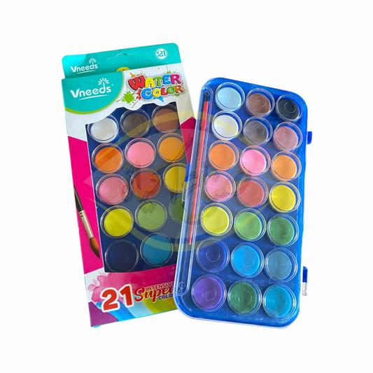 Vneeds ألوان مائية 21 لون