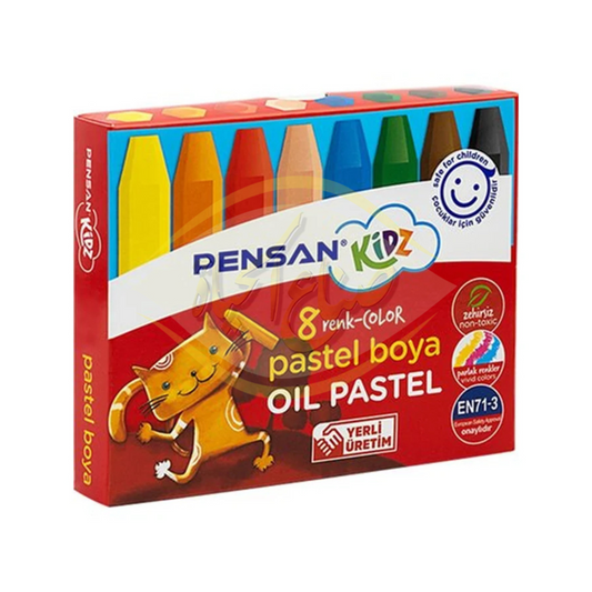 ألوان oil pastel 8لون