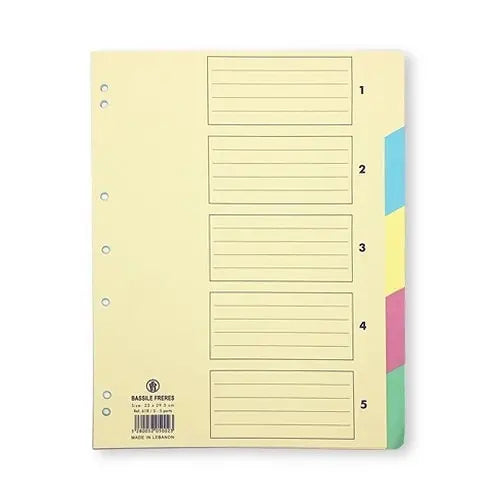 فواصل كتب كرتون 10 أقسام