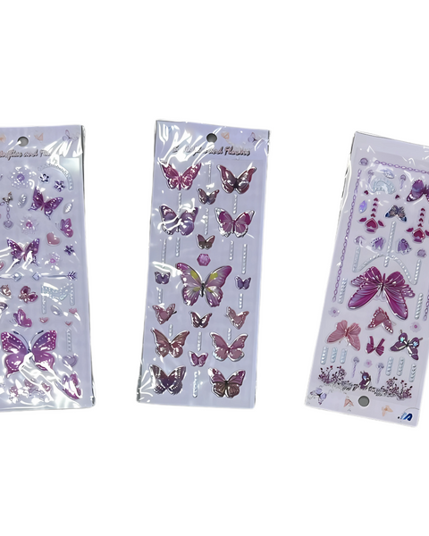 ستكرز فراشات