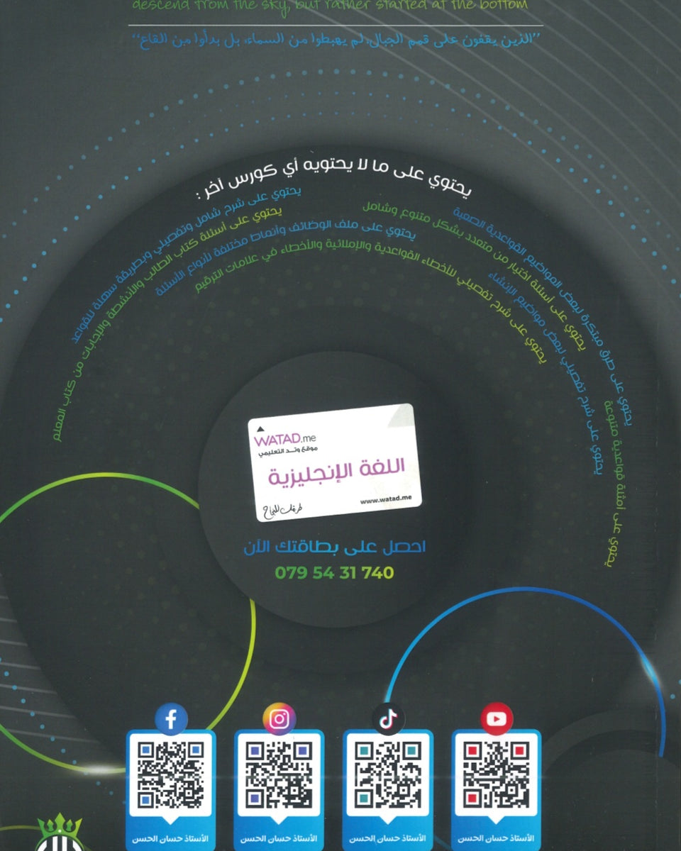 دوسية اللغة الإنجليزية أ.حسان الحسن الوحدة الأولى+ معاني القطع 2009