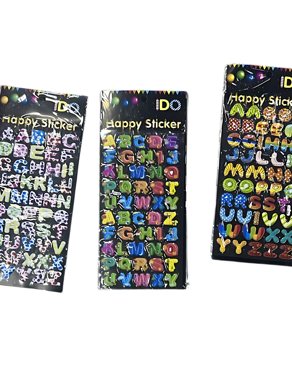 ستكرز أحرف انجليزية