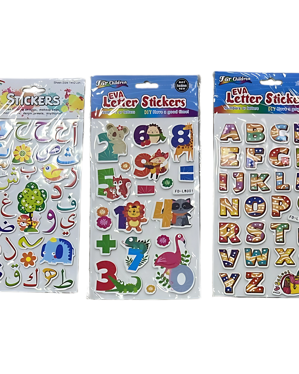 ستكرز أحرف انجليزية+عربية