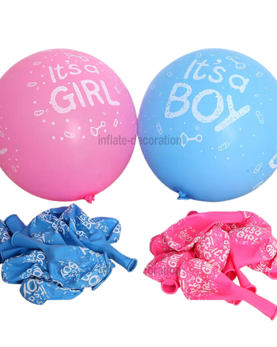 عدد 5 its a girl or boy بالون