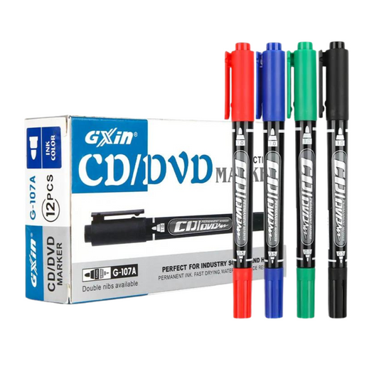 GXIN CD قلم ماركر رأسين