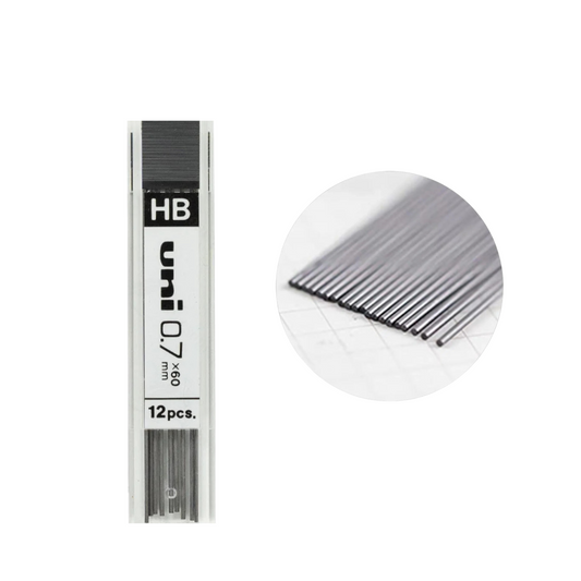 uni HB Pencil  0.5\0.7 mm فطع