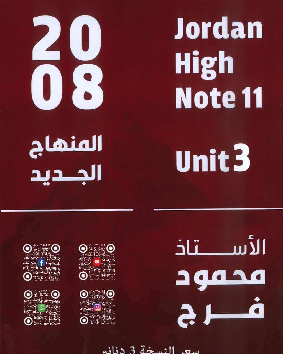 دوسية الفرج في اللغة الانجليزية أ.محمود فرج الوحدة الثالثة