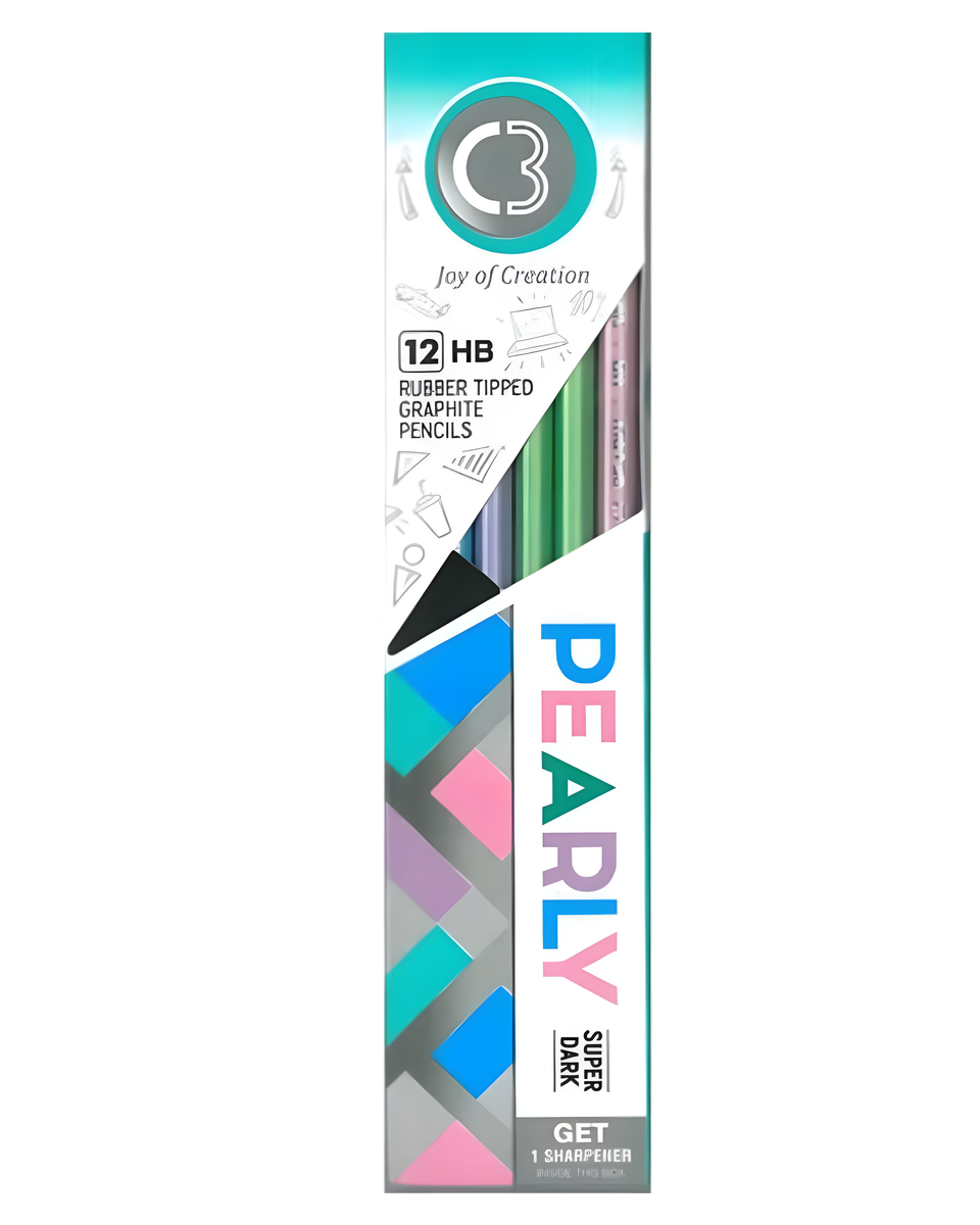 عدد 12 pearly أقلام رصاص