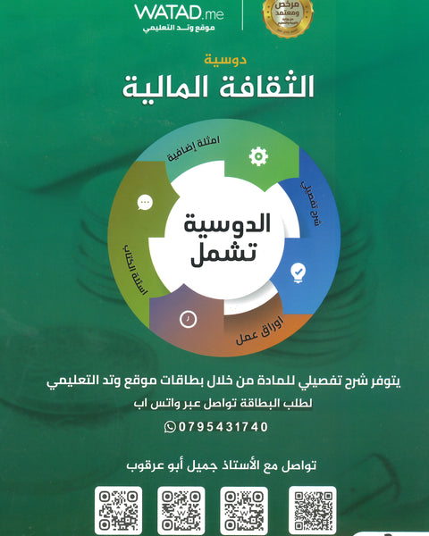 دوسية الثقافة المالية أ.جميل أبو عرقوب الفصل الأول 2008