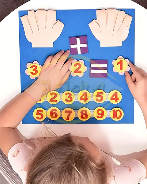 وسيلة تعليمية للجمع والطرح