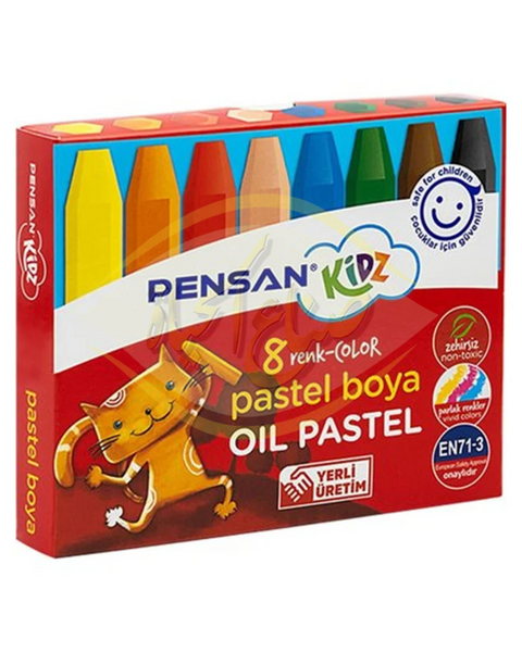 ألوان oil pastel 8لون