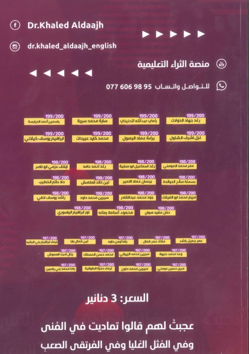دوسية الثراء في اللغة الانجليزية د.خالد الدعجة الوحدة  6+7