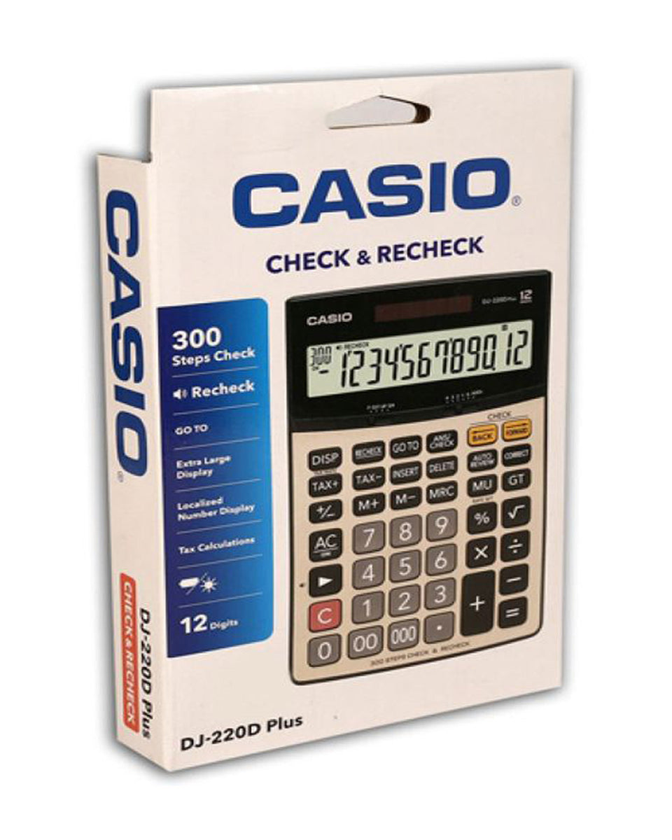 Casio(DJ-220D Plus) آلة حاسبة