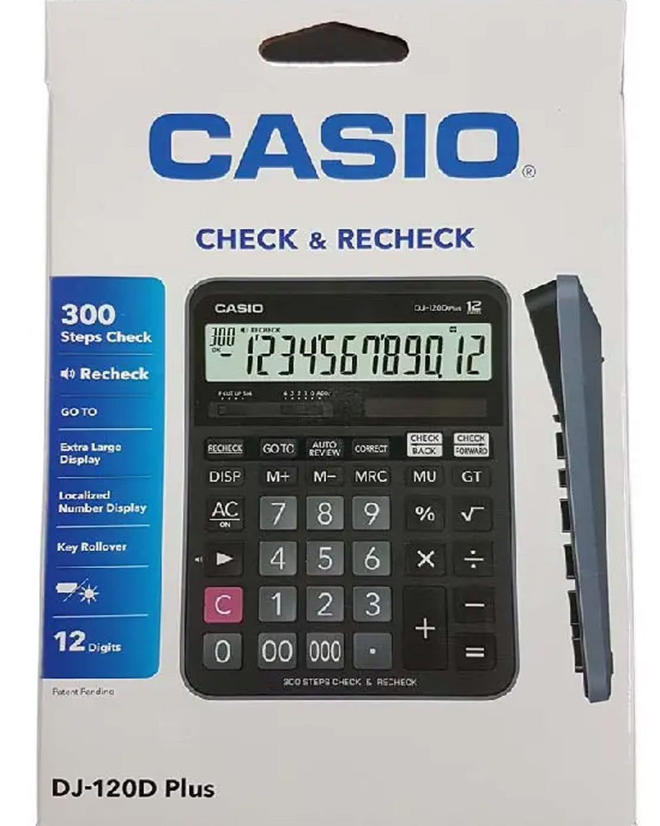 Casio(DJ-120D Plus) آلة حاسبة