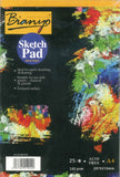 دفتر رسم سكتش ورق اسود A4/A3