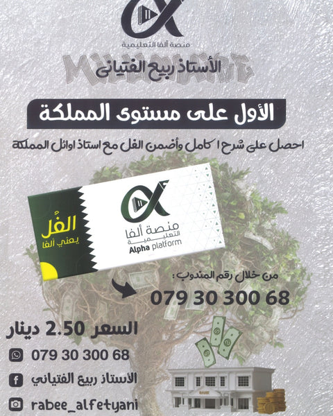 دوسية المليونير في الثقافة المالية أ.ربيع الفتياني الوحدة الأولى 2008