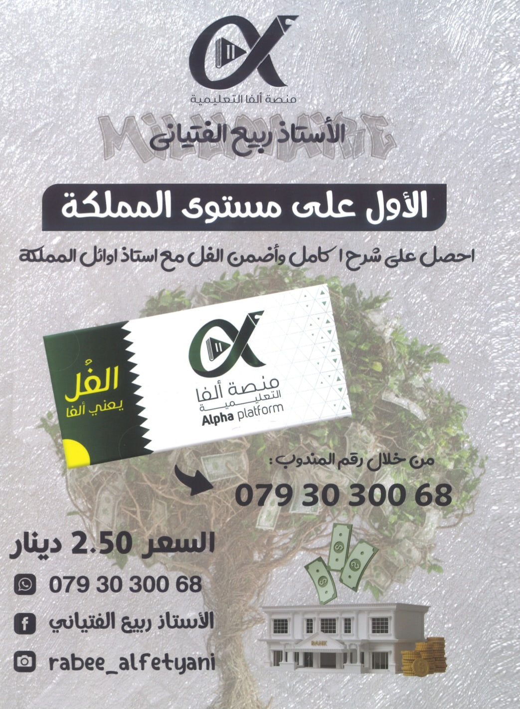 دوسية المليونير في الثقافة المالية أ.ربيع الفتياني الوحدة الأولى 2008
