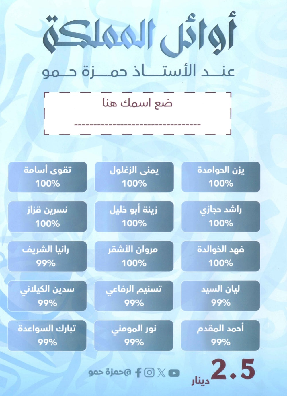 دوسية حمو في اللغة العربية التخصص أ.حمزة حمو الفصل الثاني الوحدة 4+5+6 2008