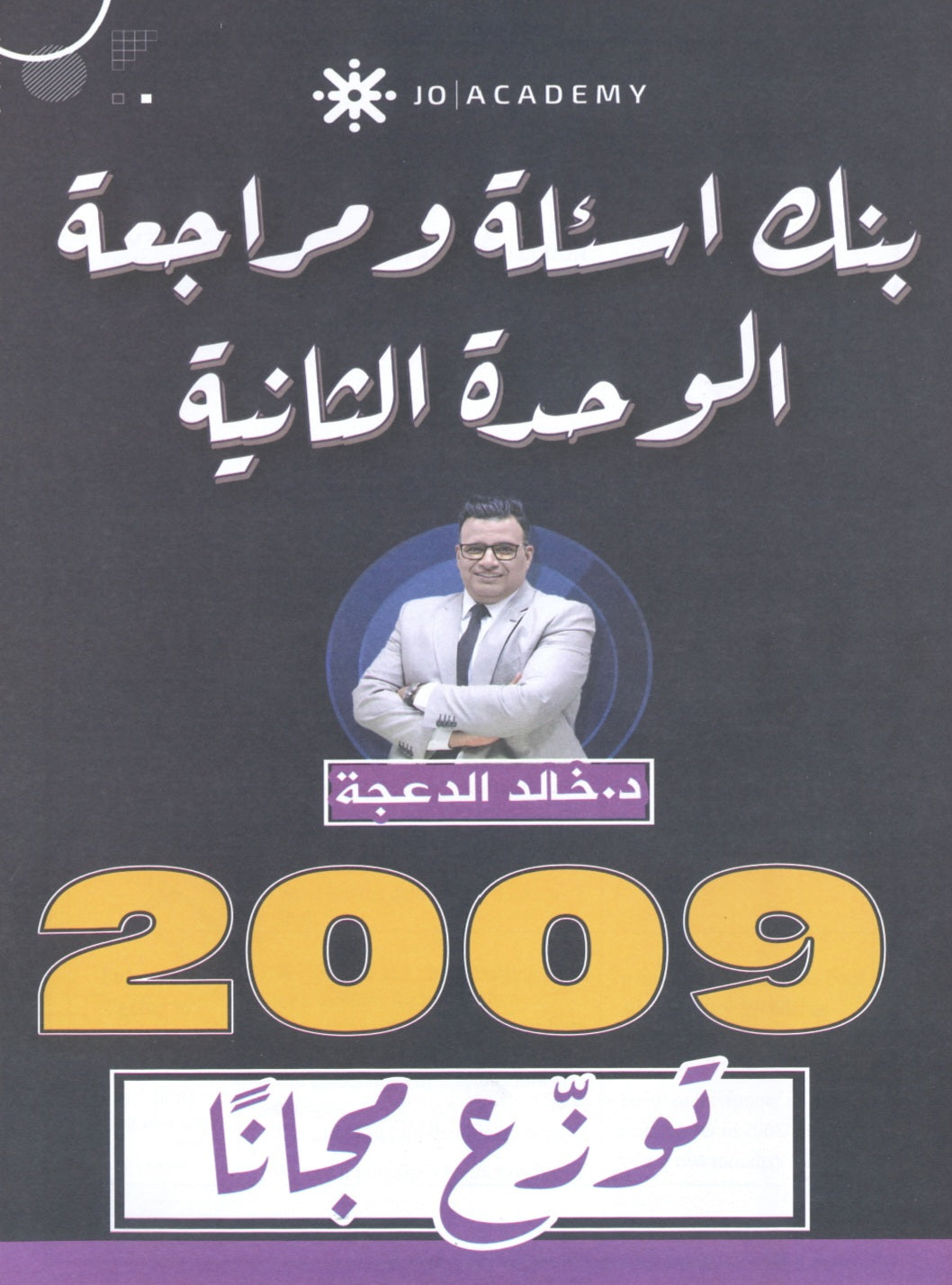 دوسية مراجعة وبنك أسئلة اللغة الانجليزية د.خالد الدعجة الوحدة الثانية 2009
