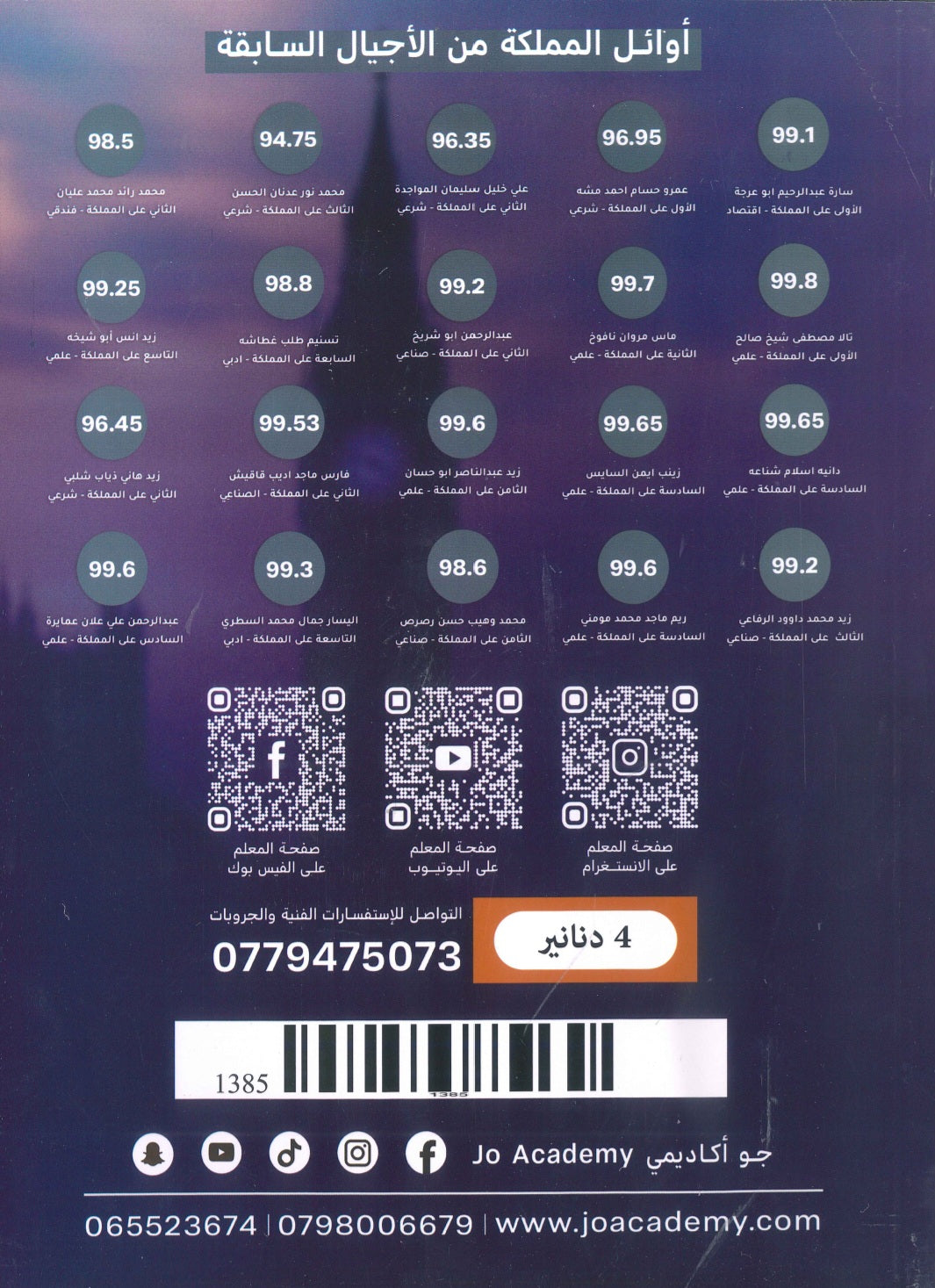 مكثف The Elite في اللغة الانجليزية المتقدم أ.شادي الرمحي الفصل الثاني 2008