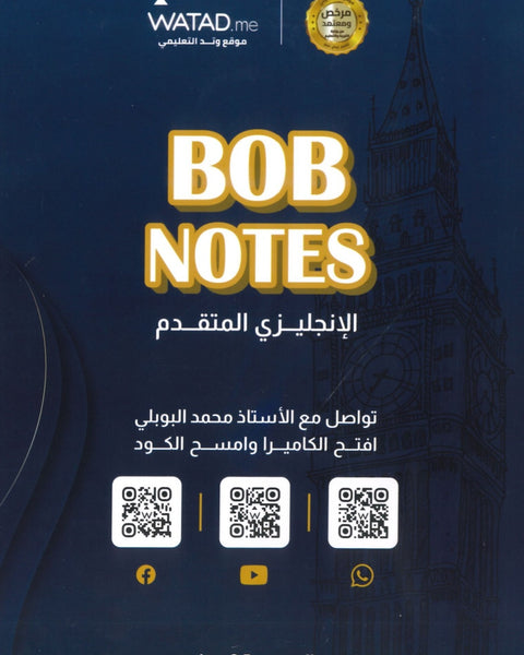 دوسية اللغة الإنجليزية المتقدم أ.محمد البوبلي الوحدة الأولى والثانية  2008