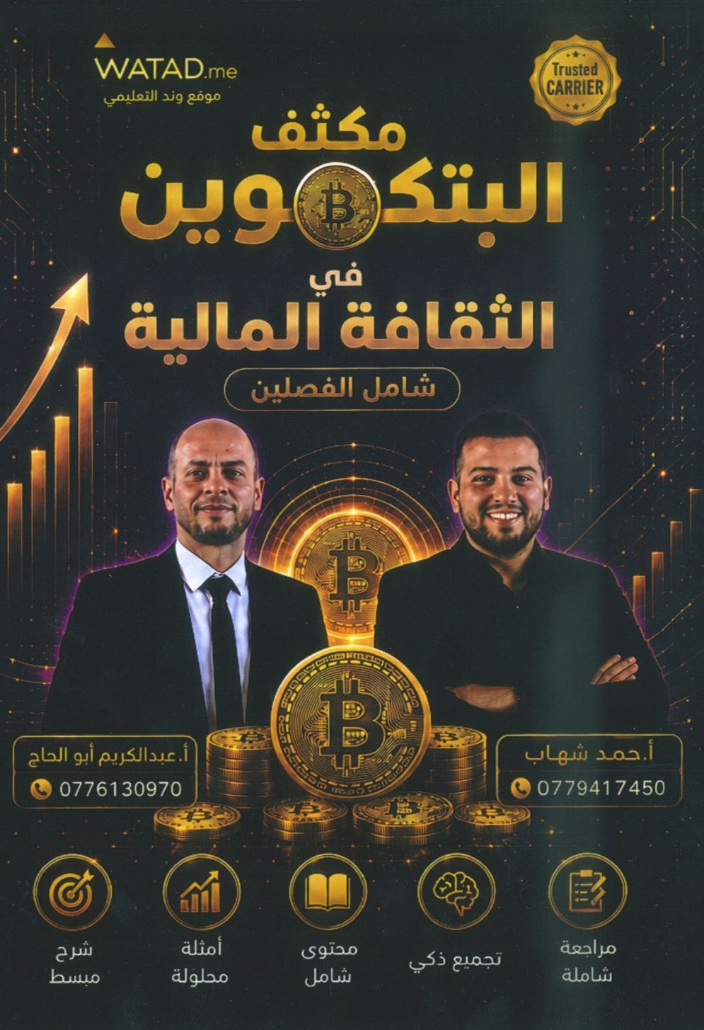مكثف بيتكوين في الثقافة المالية أ.عبدالكريم أبو الحاج أ. أحمد شهاب الفصلين 2008
