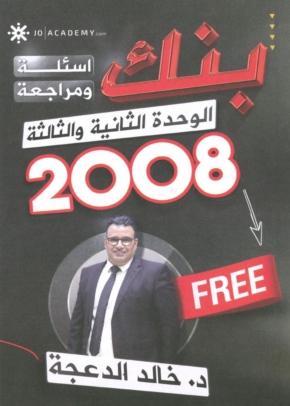دوسية مراجعة وبنك أسئلة اللغة الانجليزية د.خالد الدعجة الوحدة الثانية والثالثة 2008