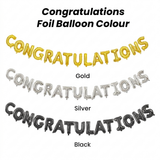 لافته بالونات Congratulations