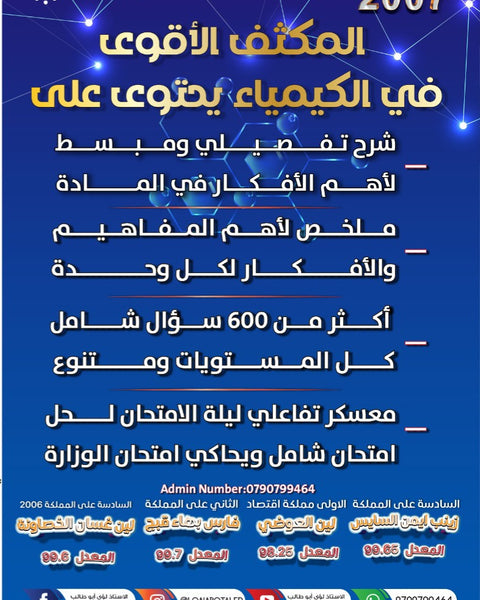 مكثف المنى في الكيمياء أ.لؤي أبو طالب الفصلين