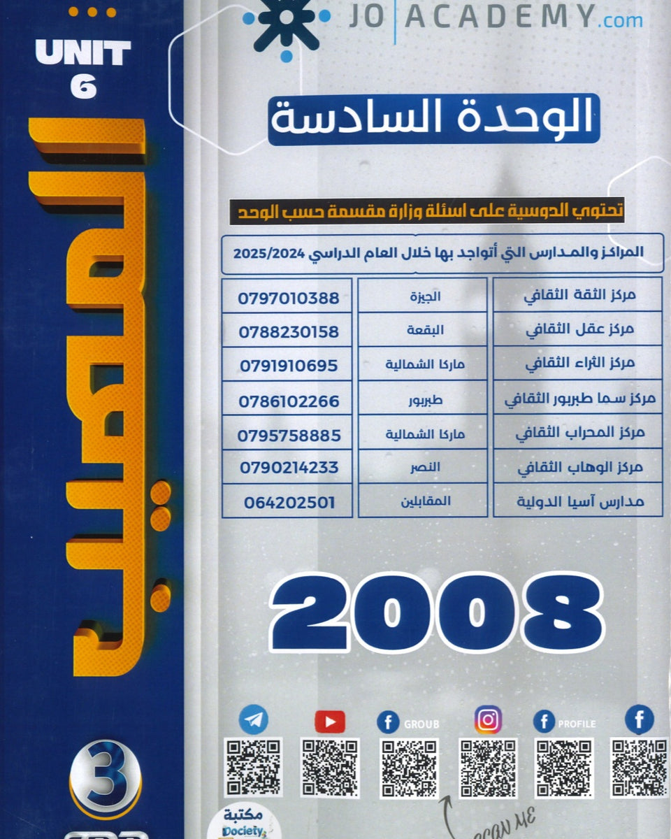المهيب في اللغة الإنجليزية أ.محمد أبو الشباب الوحدة السادسة