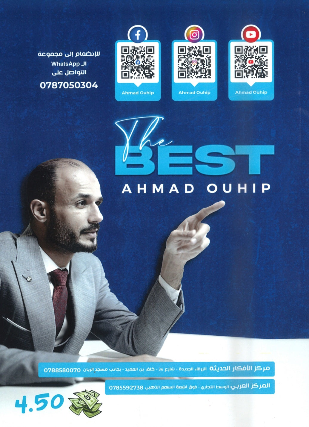 دوسية The Best في اللغة الإنجليزية المتقدم أ. أحمد أوهيب الوحدة 3+4 2009