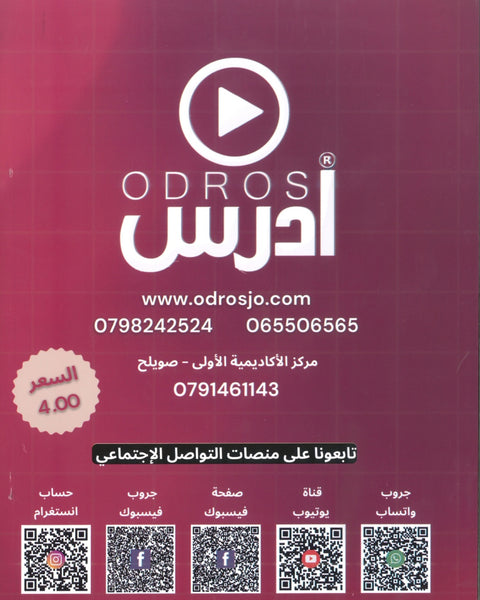 دوسية الصالح في الرياضيات المتقدم أ. محمد صالح الوحدة الثالثة 2008