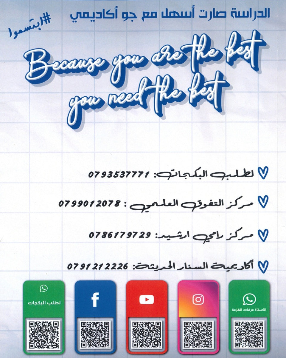 دوسية الأفضل في اللغة الإنجليزية أ.عرفات القزعة الوحدة الأولى 2009