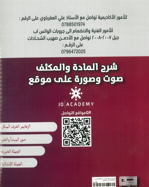 دوسية الوسام في اللغة العربية أ. علي العقرباوي الوحدة الثالثة